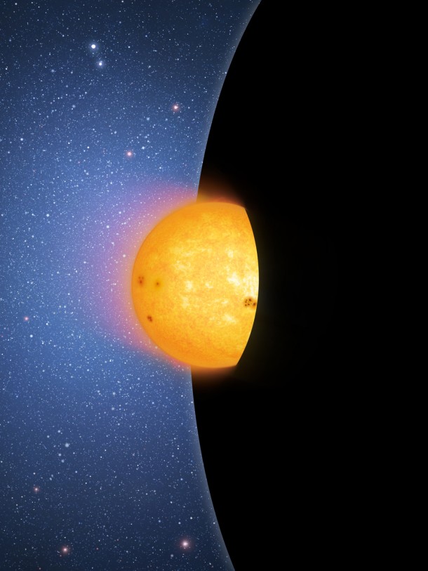This artist's impression shows a star crossing the event horizon of a supermassive black hole located in the center of a galaxy. The black hole is so large and massive that tidal effects on the star are negligible, and the star is swallowed whole. The effects of gravitational lensing distorting the light of the star are not shown here. Mark A. Garlick/CfA This artist's impression shows a star crossing the event horizon of a supermassive black hole located in the center of a galaxy. The black hole is so large and massive that tidal effects on the star are negligible, and the star is swallowed whole. The effects of gravitational lensing distorting the light of the star are not shown here. Mark A. Garlick/CfA