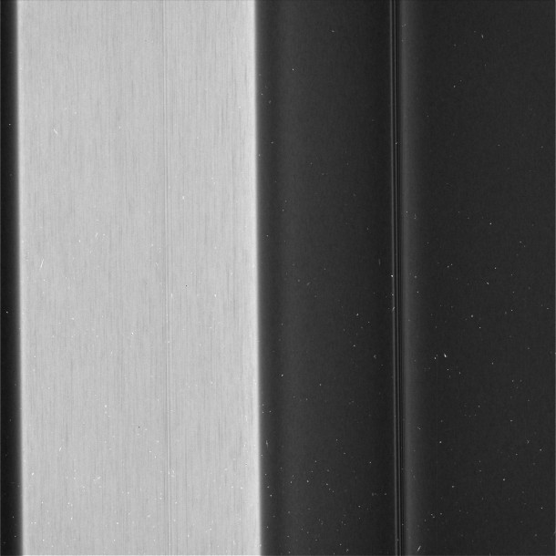 Recent images of features in Saturn's C ring called "plateaus" reveal a streaky texture that is very different from the textures of the regions around them. Image Credit: NASA/JPL-Caltech/Space Science Institute Recent images of features in Saturn's C ring called "plateaus" reveal a streaky texture that is very different from the textures of the regions around them. Image Credit: NASA/JPL-Caltech/Space Science Institute