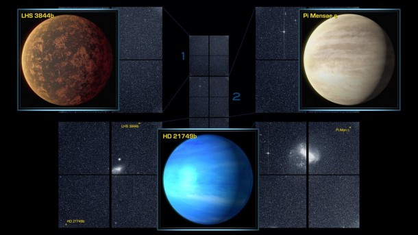 NASA’s Transiting Exoplanet Survey Satellite (TESS) has found three confirmed exoplanets in the data from the space telescope’s four cameras. Credit: NASA/MIT/TESS NASA’s Transiting Exoplanet Survey Satellite (TESS) has found three confirmed exoplanets in the data from the space telescope’s four cameras. Credit: NASA/MIT/TESS